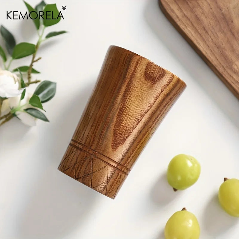 Natural Wood Drinking Cup