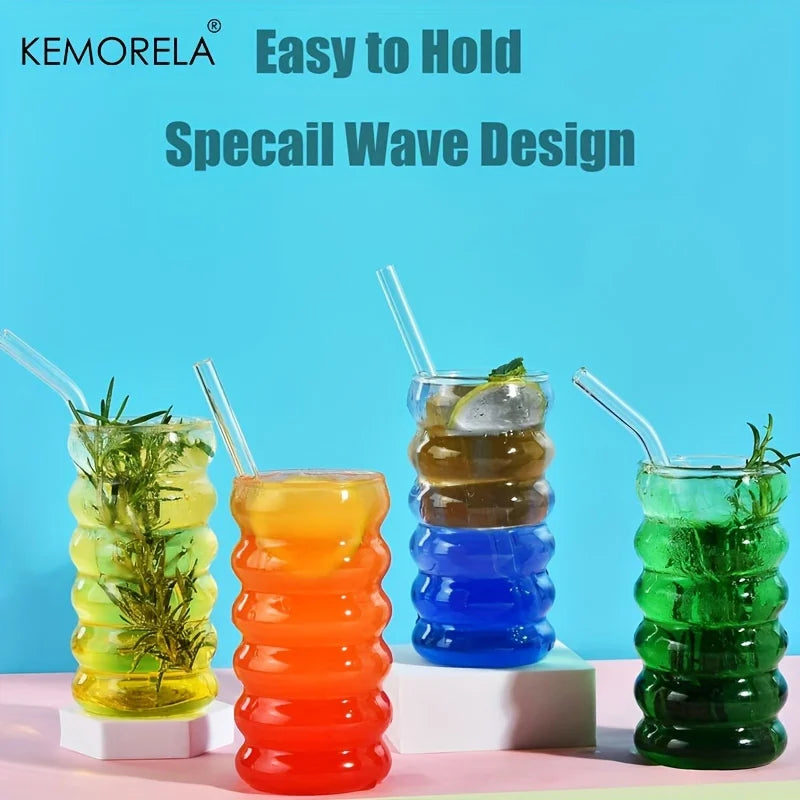 Bubble Ring Glass Cups