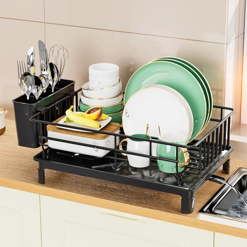 Dish Rack with Cutlery Holder