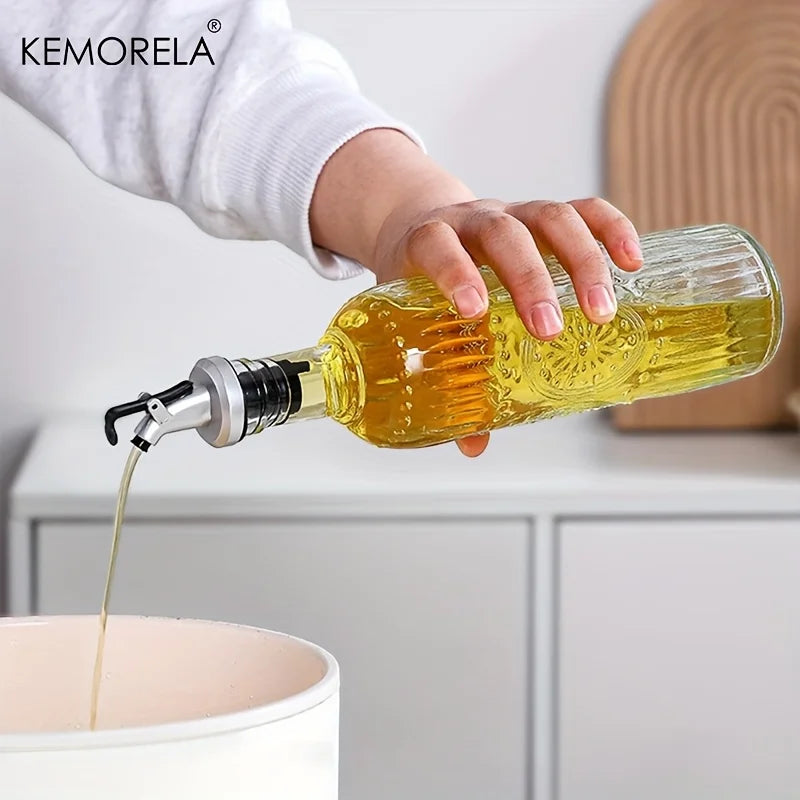 Embossed Olive Oil Bottle