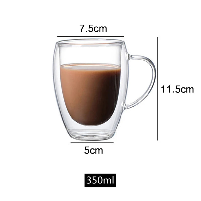 Borosilicate Coffee Mug Set