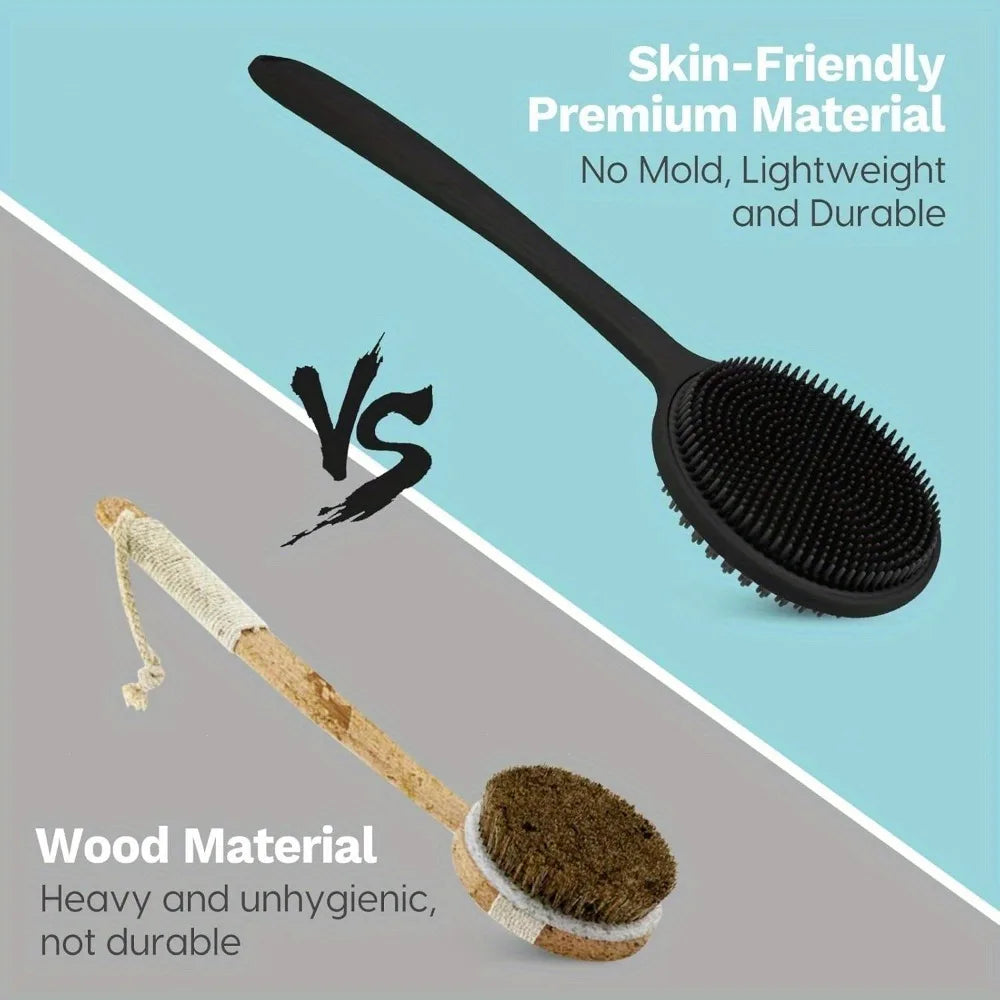 Silicone Back Scrubber Brush