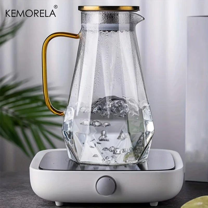 Diamond Glass Water Pitcher