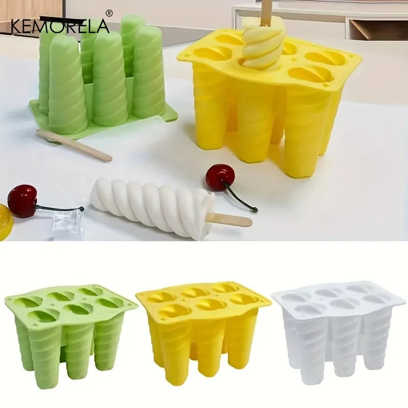 Silicone Popsicle Mold (4-6 Cavities)