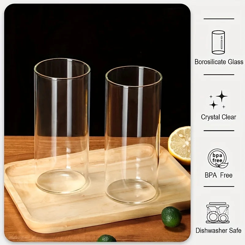 Glass Can Tumbler Set