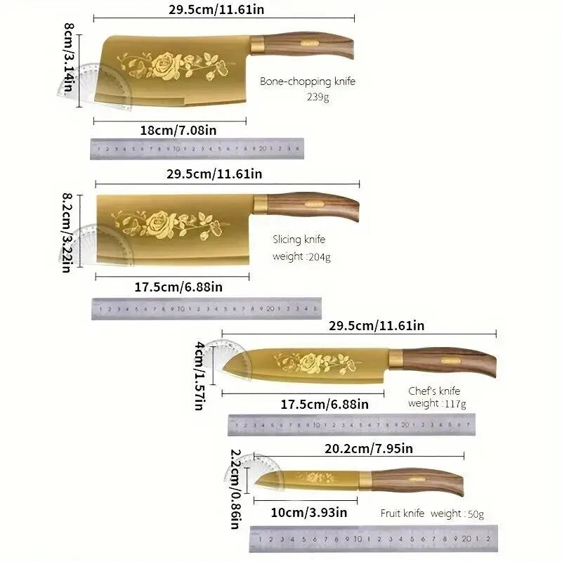Titanium Knife Set