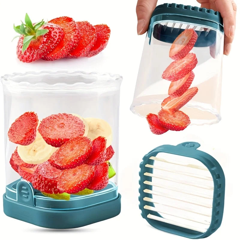 Mandoline Fruit & Vegetable Slicer with Storage Container