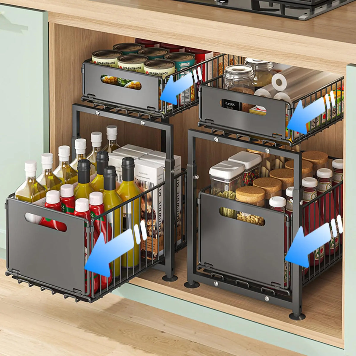 Slide-Out Sink Organizer