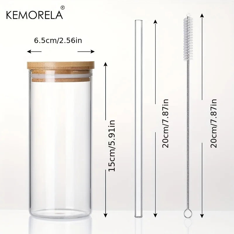 Glass Can Tumbler Set