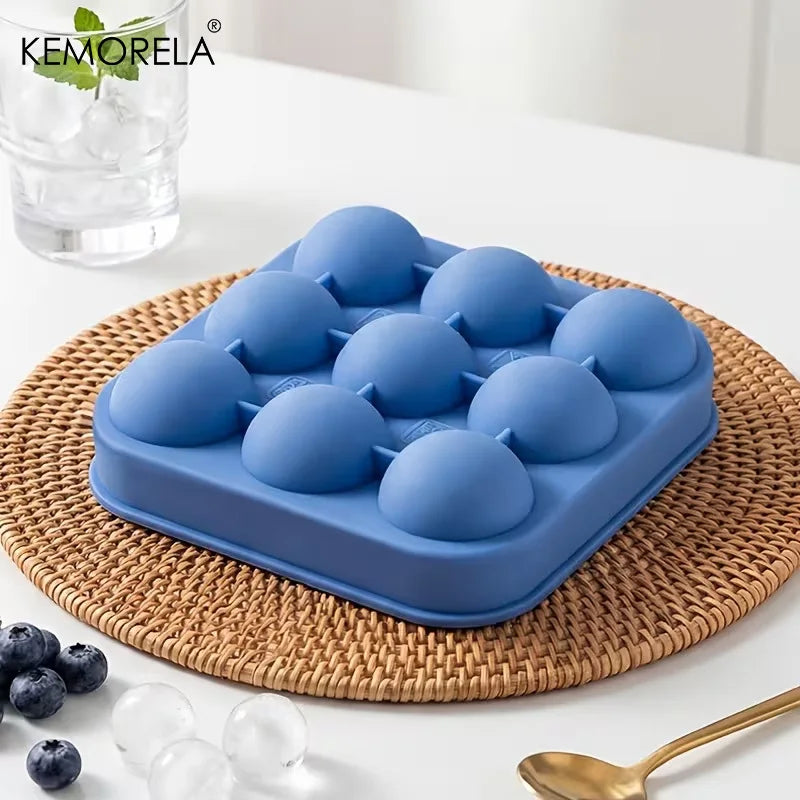 Silicone Football Ice Ball Mold (6 Balls)