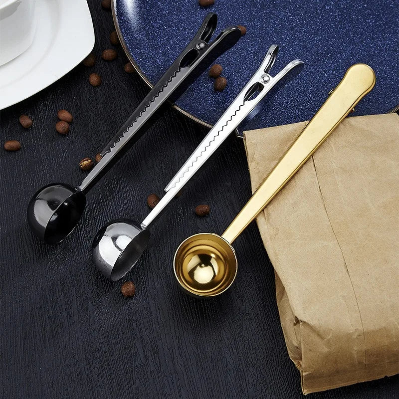 Coffee Measuring Spoon with Clip