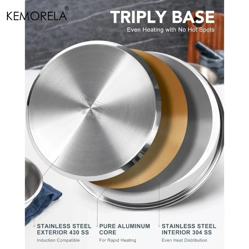 Detachable Handle Pan Set
