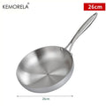 304 Steel Frying Pan