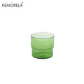 Stackable Two-Tone Borosilicate Glass Cups (Set of 2)