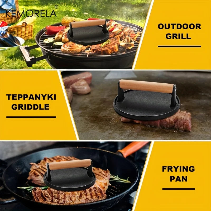 Cast Iron Burger Press