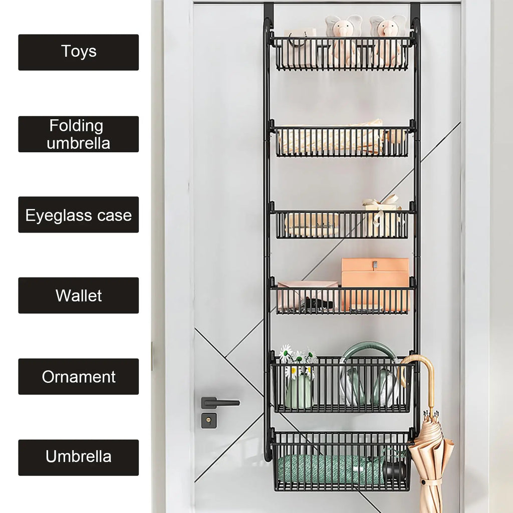 Over-Door Metal Storage Organizer
