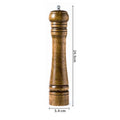 Solid Wood Manual Pepper & Salt Grinder Mill (5"/8"/12")