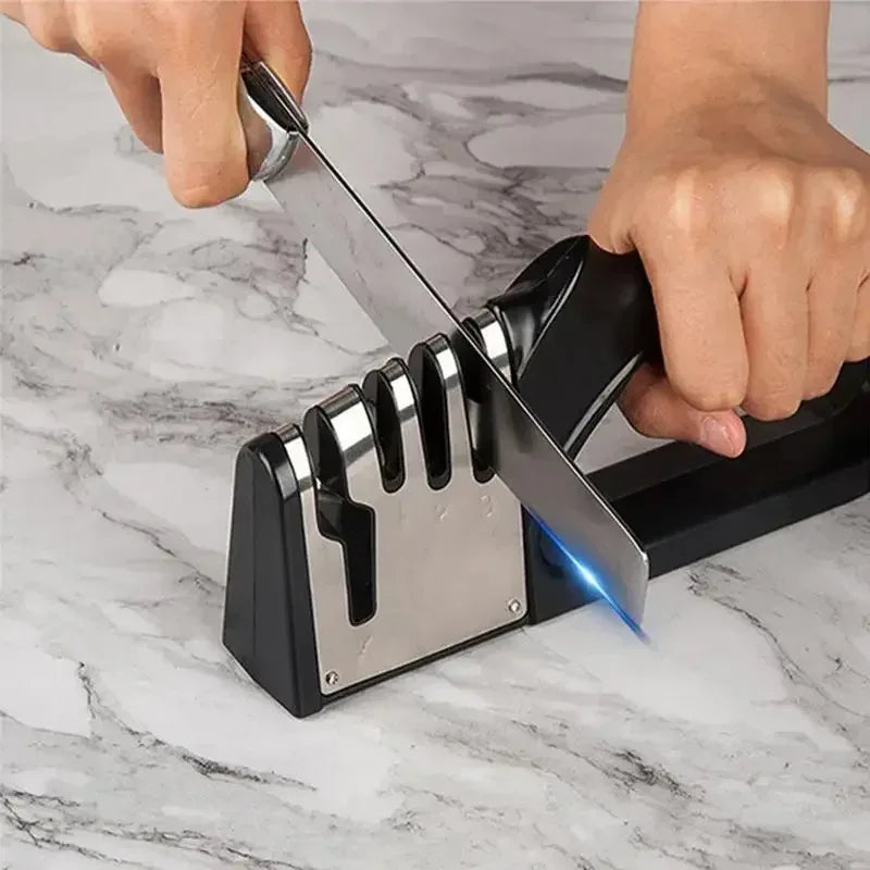 Portable 4-Stage Knife Sharpener