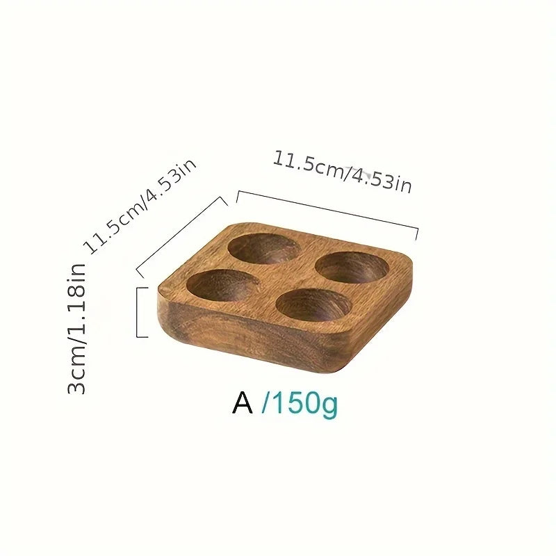 Carved Wood Egg Tray