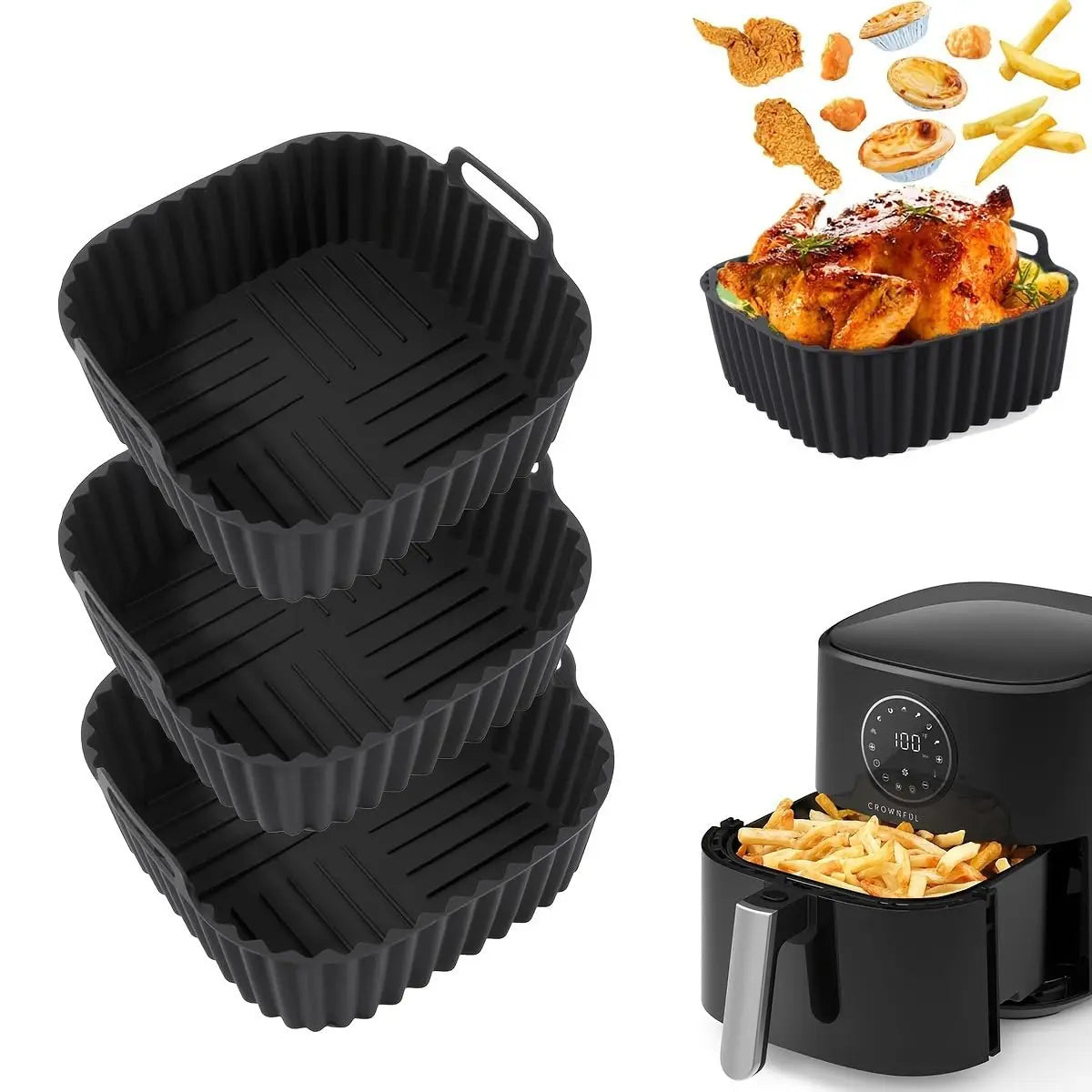 Reusable Silicone Air Fryer Liner
