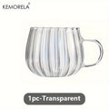 Pumpkin-Shaped Glass Mug Set (6pcs)