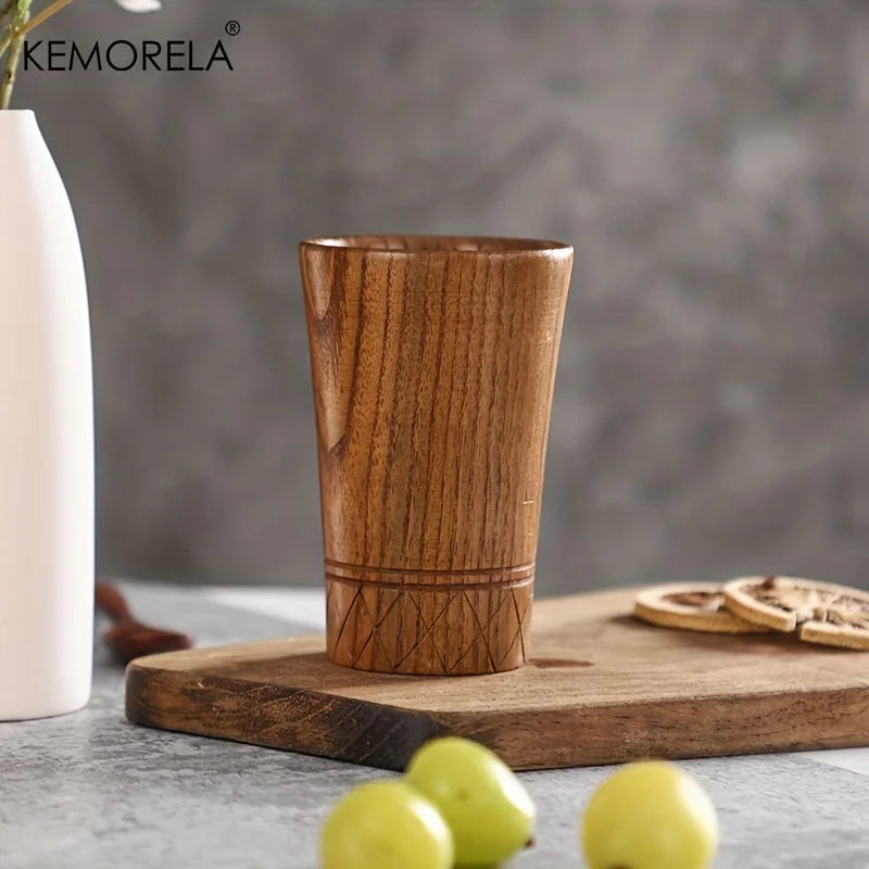 Natural Wood Drinking Cup