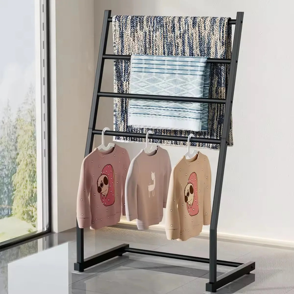 4-Tier Freestanding Towel Rack