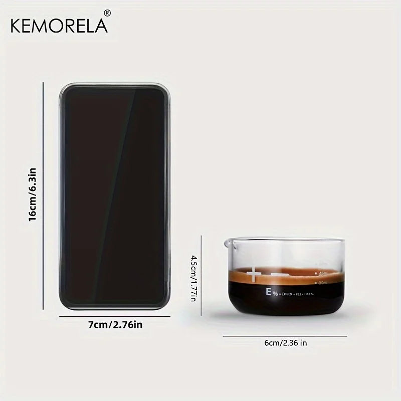 Glass Espresso Measuring Cup