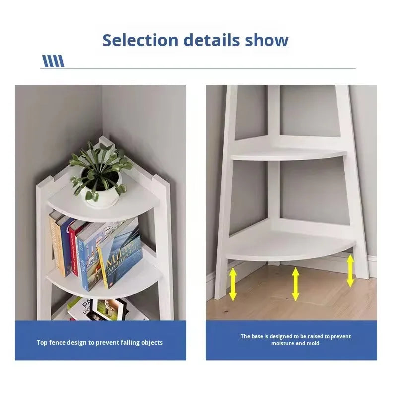 Corner Ladder Shelf