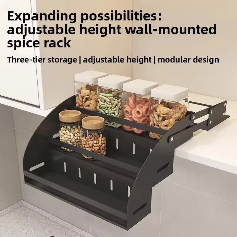 Pull-Out Kitchen Shelf & Plate Organizer