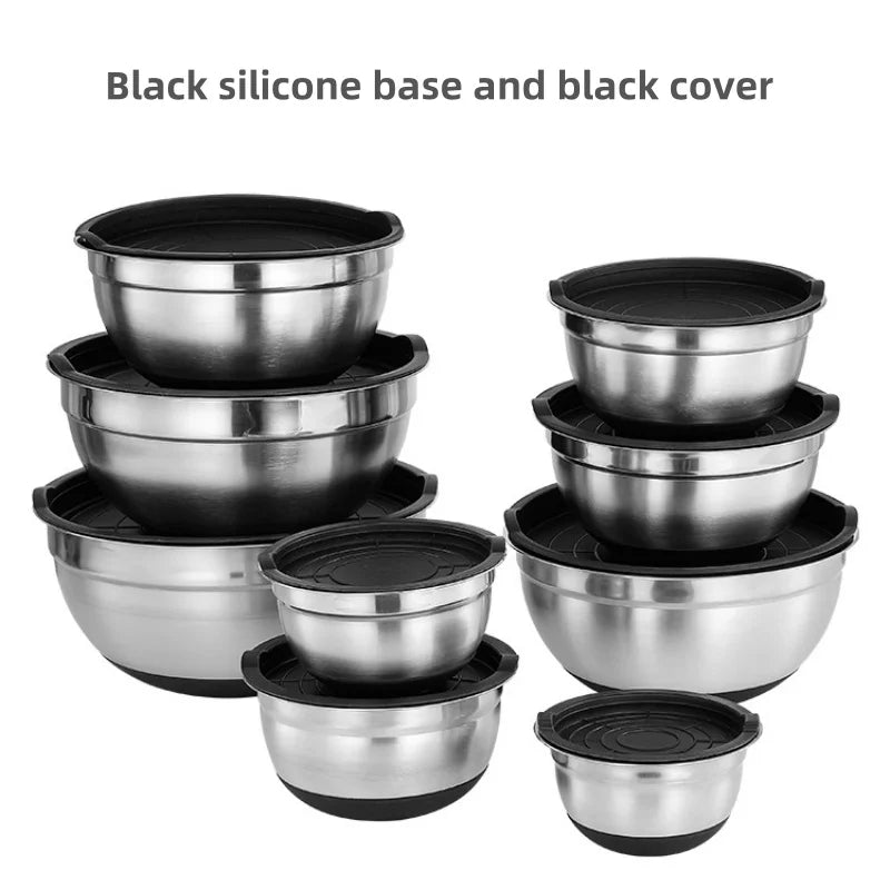 Stainless Steel Mixing Bowl with Lid