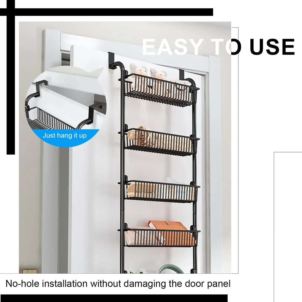 Over-Door Metal Storage Organizer