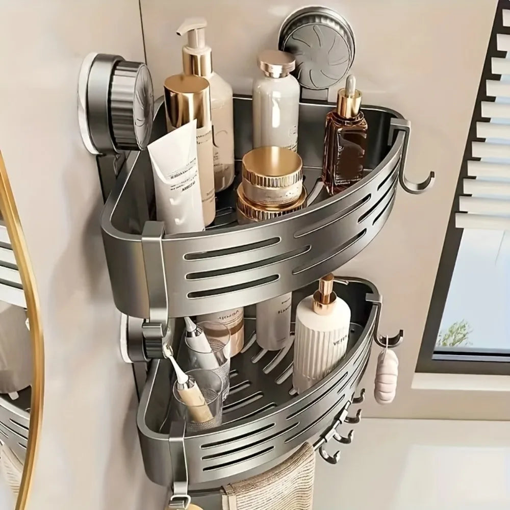 Suction Corner Shelf