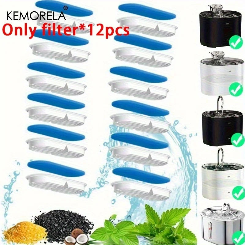 Pet Water Fountain Replacement Filters (8pcs)