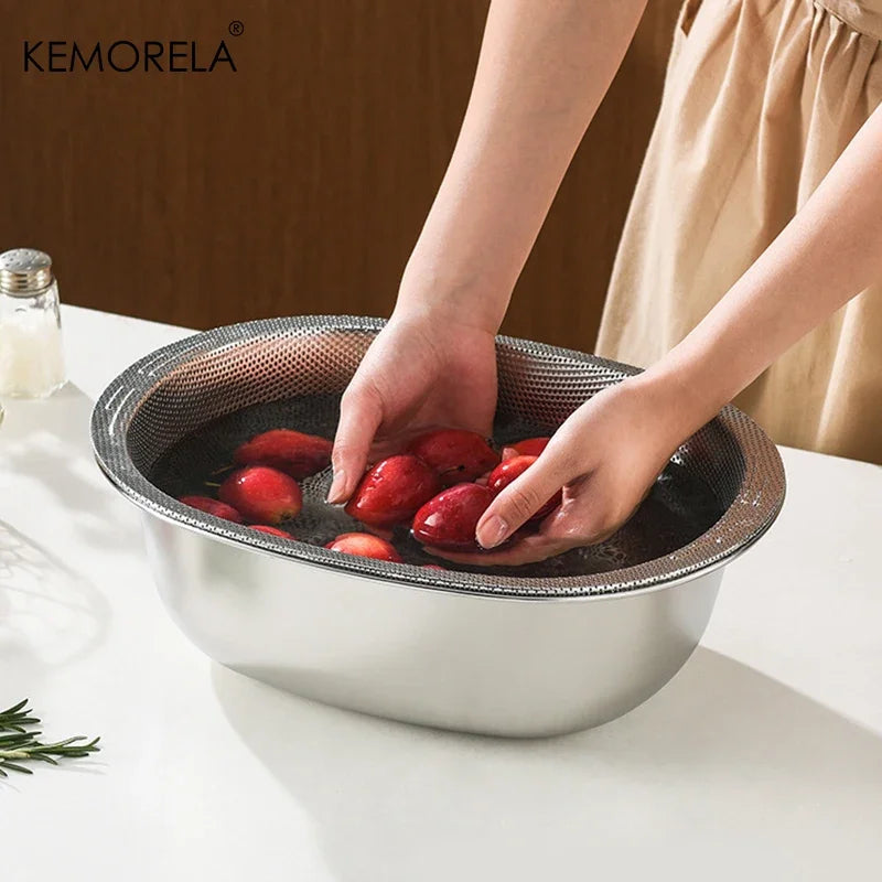Stainless Steel Colander & Mixing Bowl Set