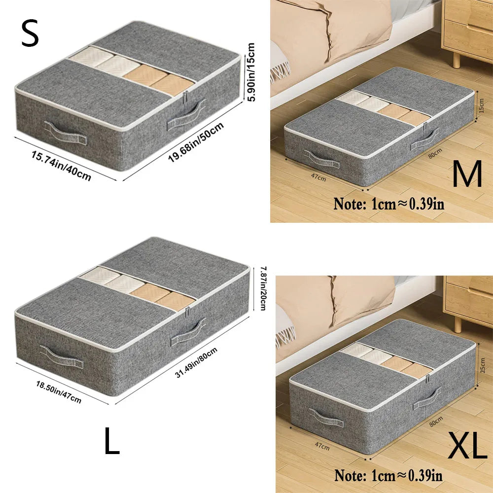 Foldable Under-Bed Storage Bin