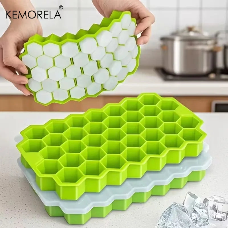 Honeycomb Silicone Ice Cube Tray (37 Cubes)