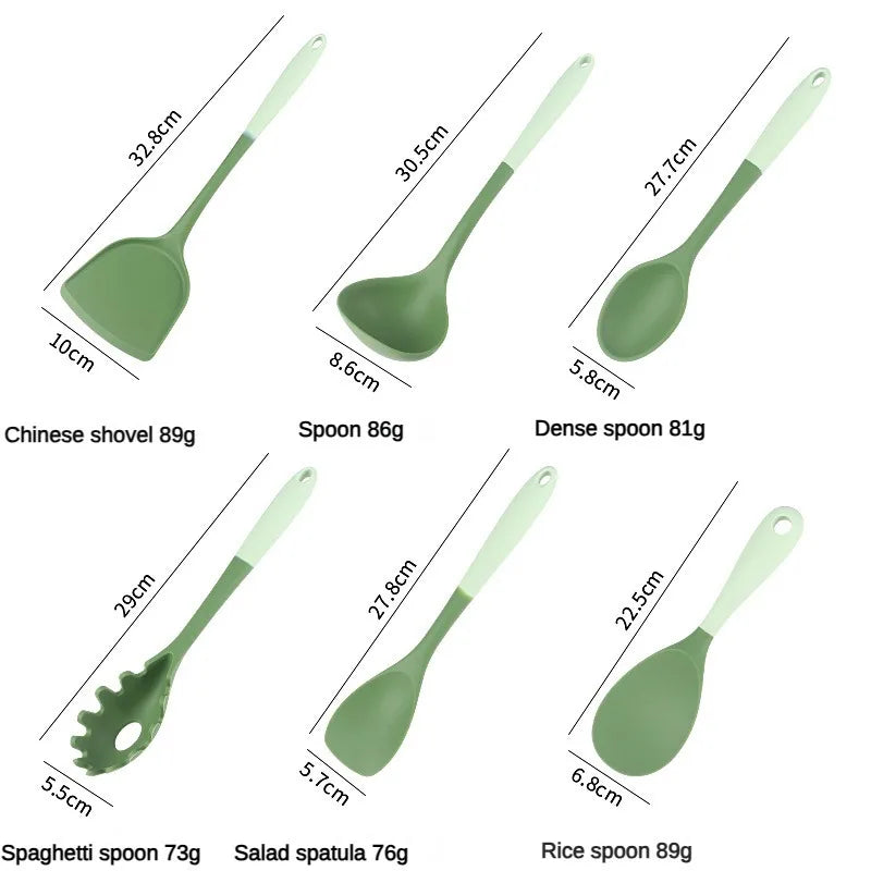 6-Piece Silicone Kitchen Utensil Set