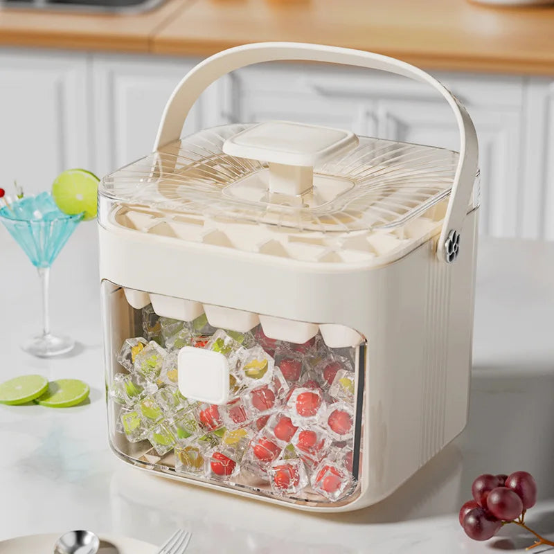 Double-Layer Ice Cube Mold & Bucket