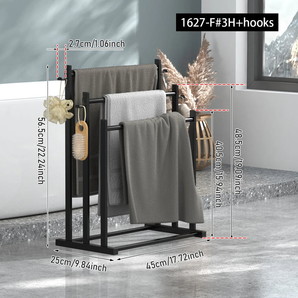 3-Tier Freestanding Towel Rail