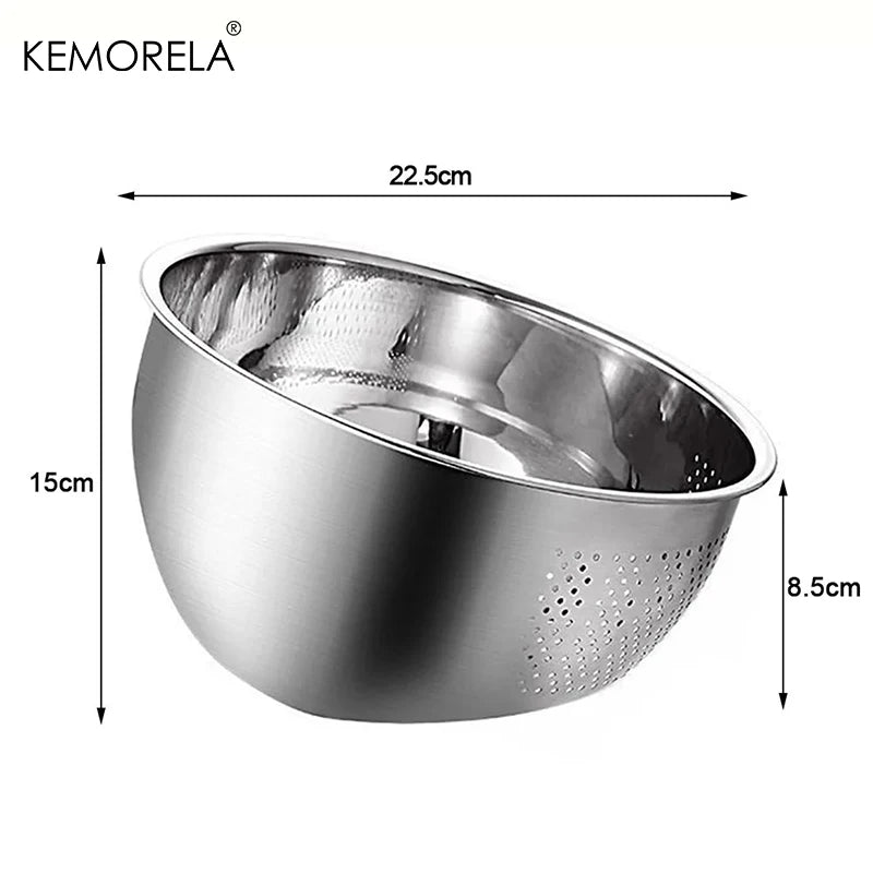 Stainless Steel Perforated Wash & Drain Bowl