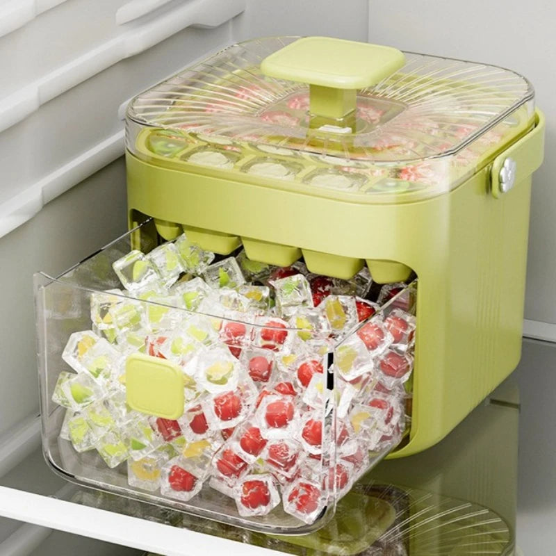 Double-Layer Ice Cube Mold & Bucket