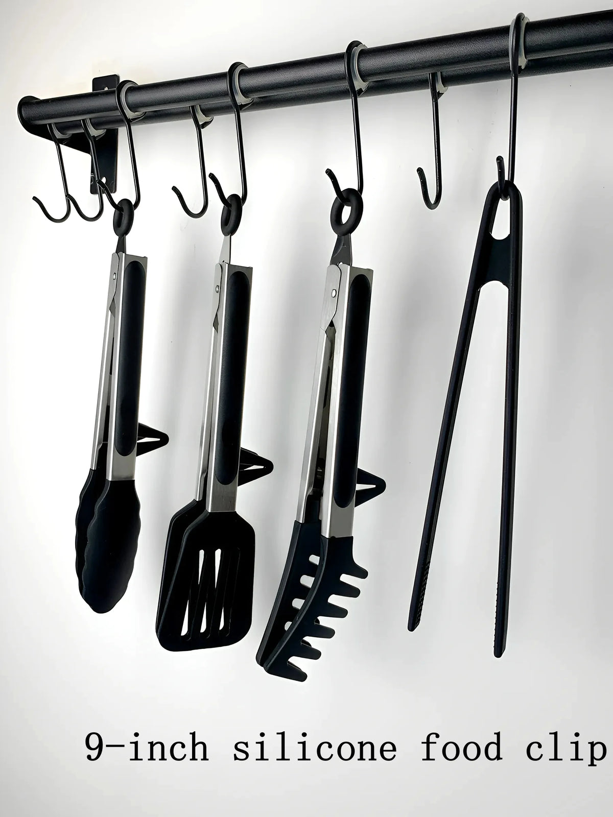 3-Piece Silicone Tongs