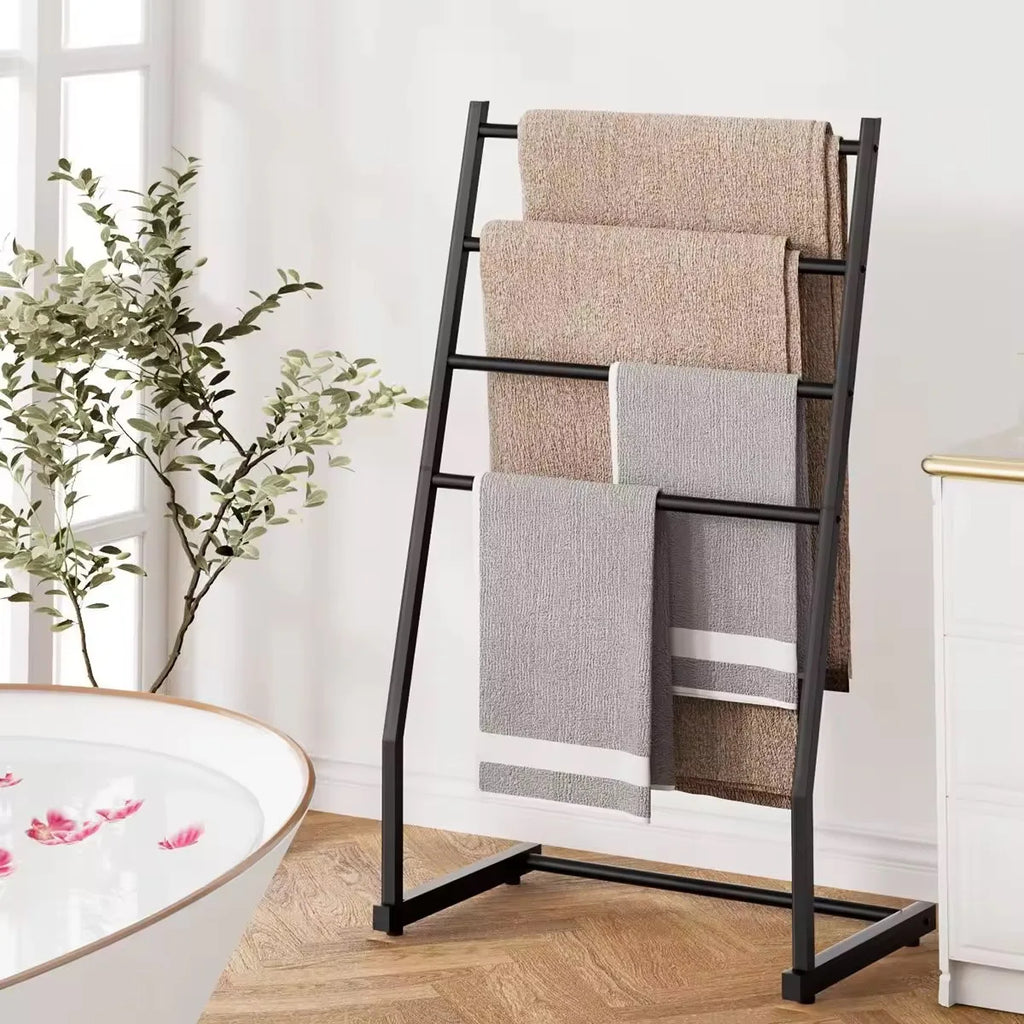 4-Tier Freestanding Towel Rack