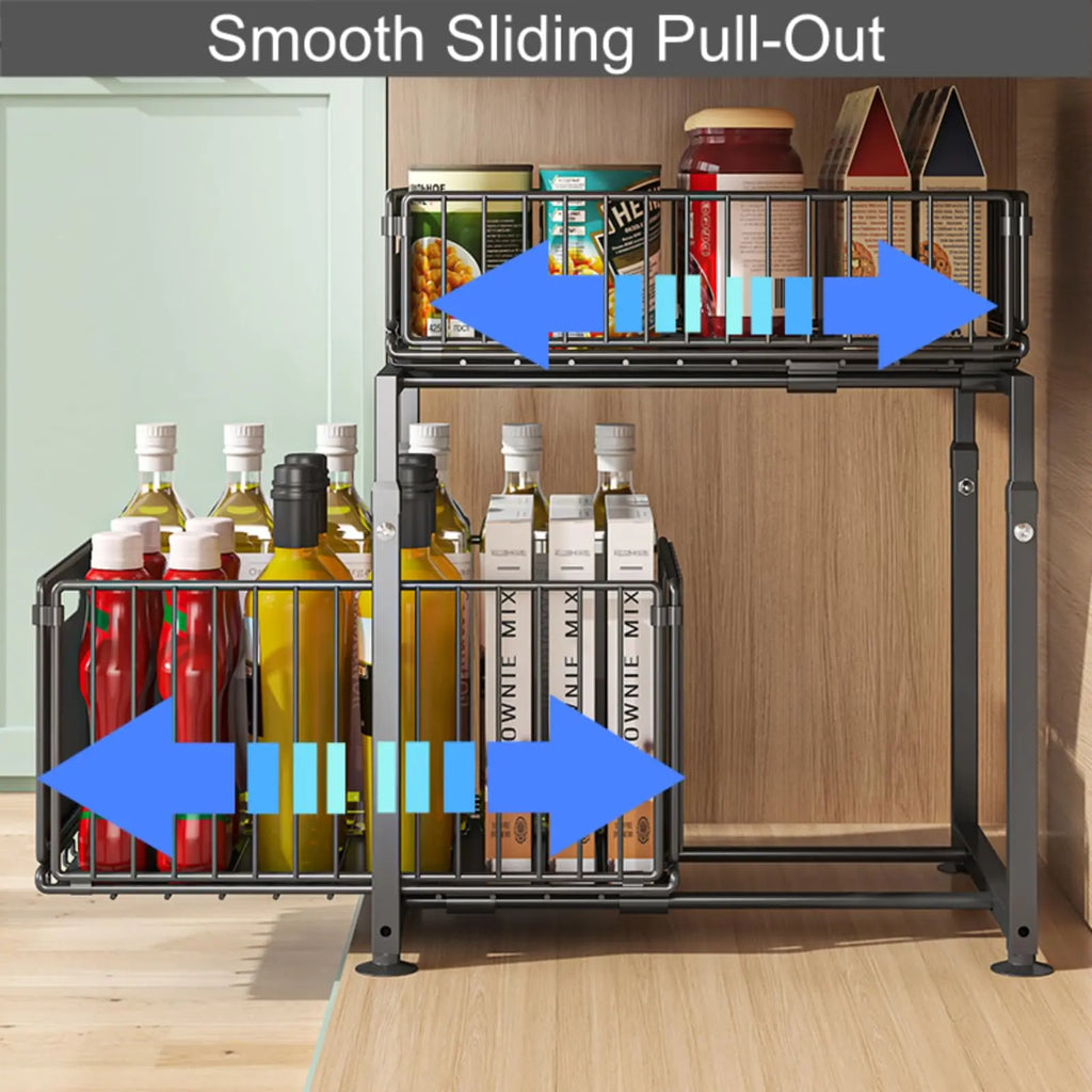 Slide-Out Sink Organizer