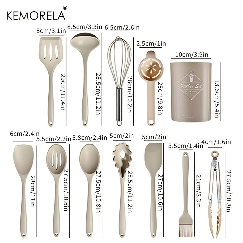 Utensil Set with Holder