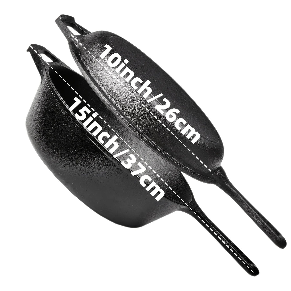 3-Piece Cast Iron Skillet
