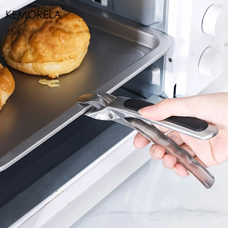 Stainless Steel Oven Rack Puller & Pan Gripper