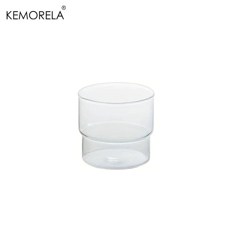 Stackable Two-Tone Borosilicate Glass Cups (Set of 2)