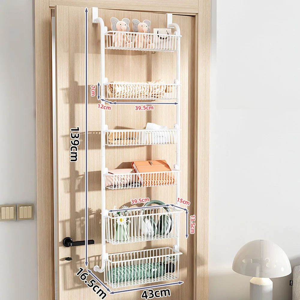 Over-Door Metal Storage Organizer